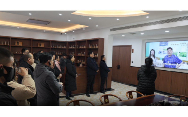 石家莊市和美鄉村建設工作專班一行 到錦翹科技觀摩和美鄉村建設成果